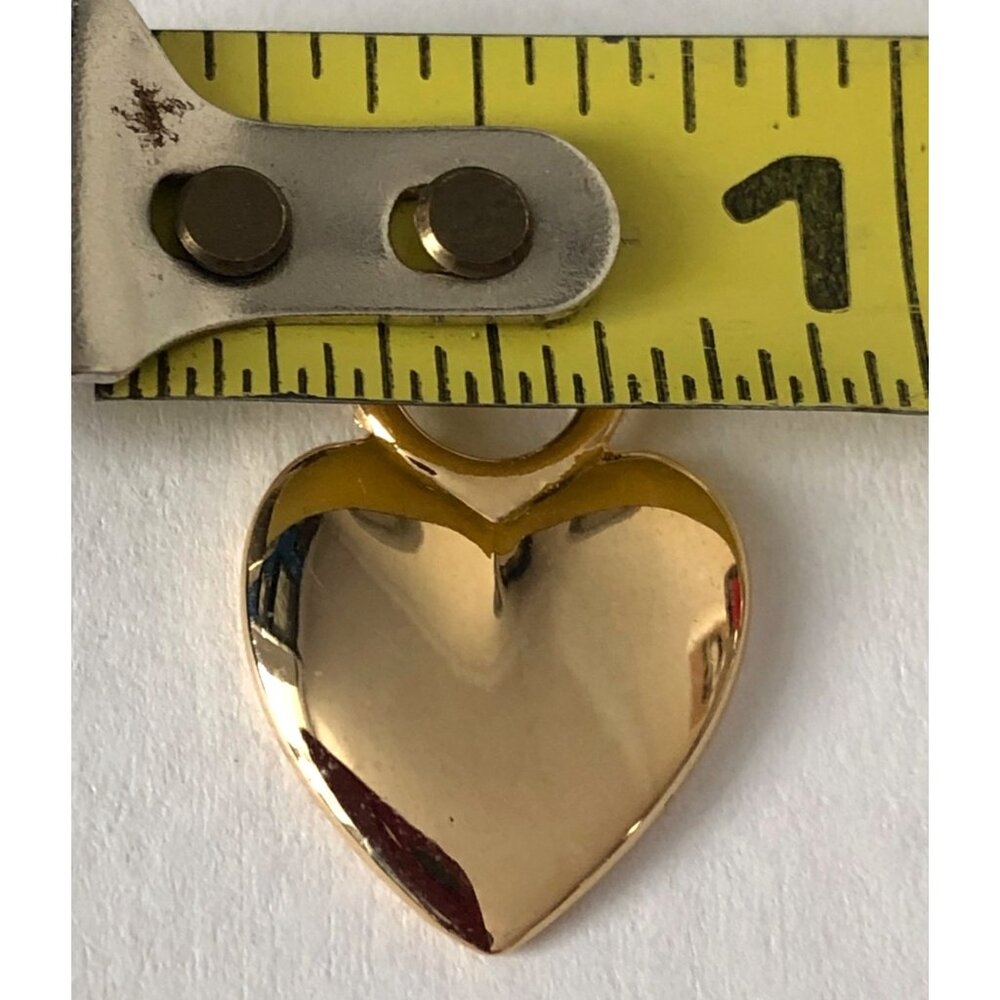 24 PCS High-Quality Gold-Plated Heart Charms For Jewelry Making & Crafts
